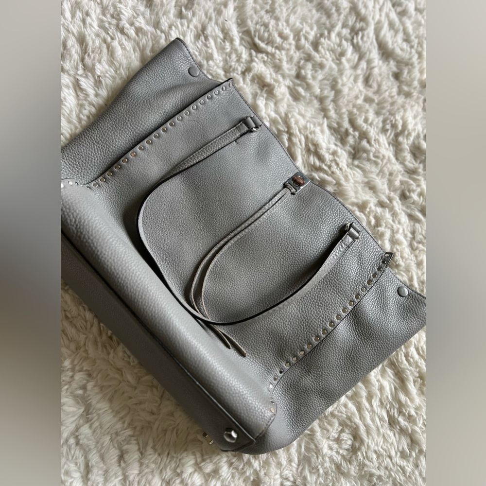 Rebecca Minkoff | Grey Studded Leather Tote